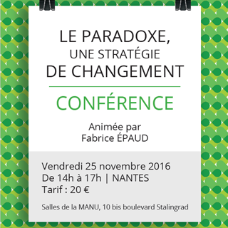 Conférence : le paradoxe : une stratégie de changement ?