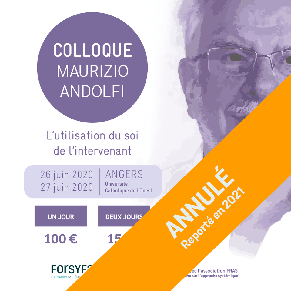 ANNULÉ - Colloque Maurizio Andolfi