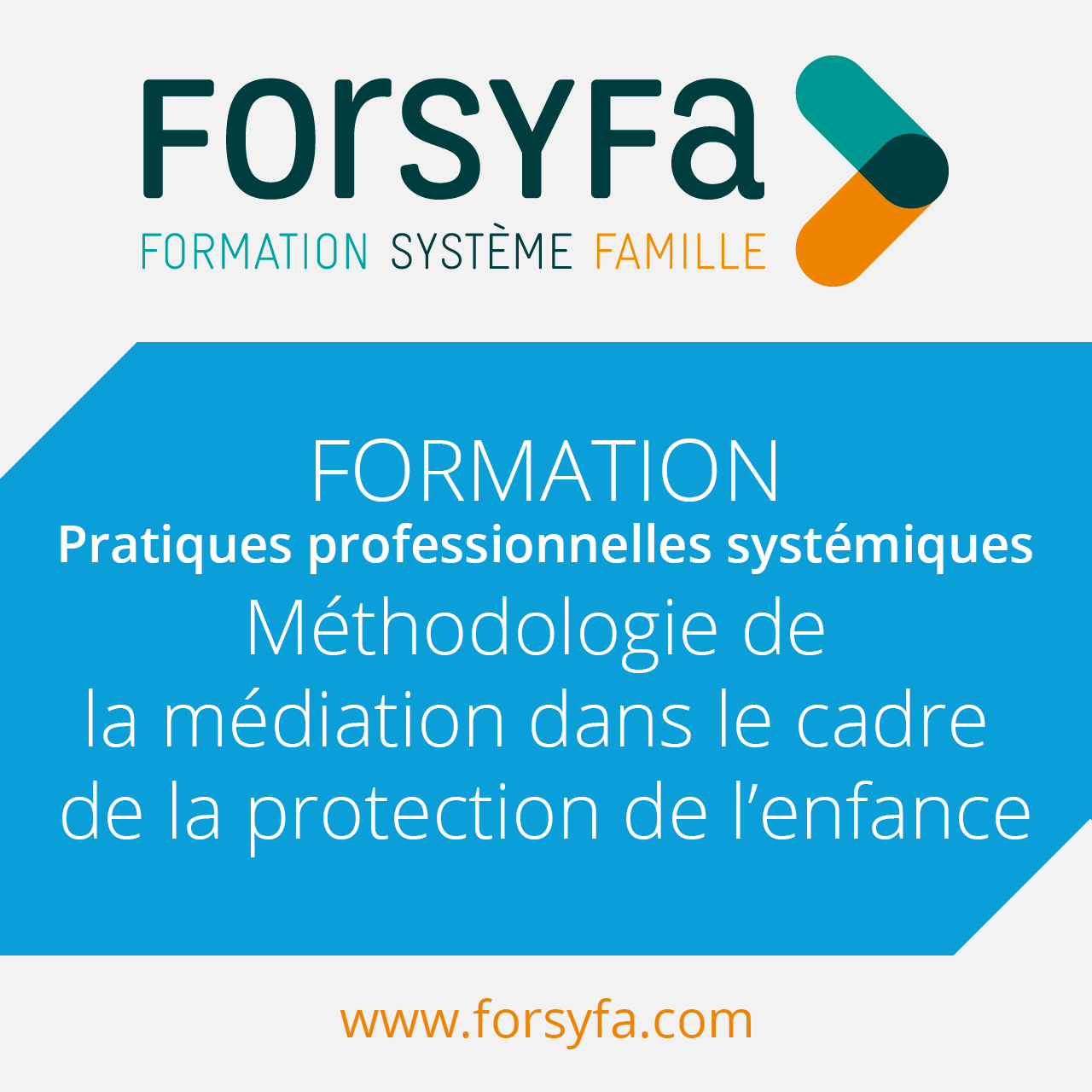 Formations inter - Méthodologie de la médiation dans le cadre de la protection de l'enfance
