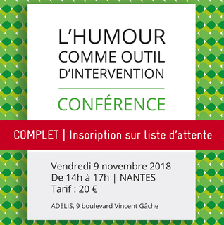 Conférence : L'humour comme outil d'intervention - COMPLET